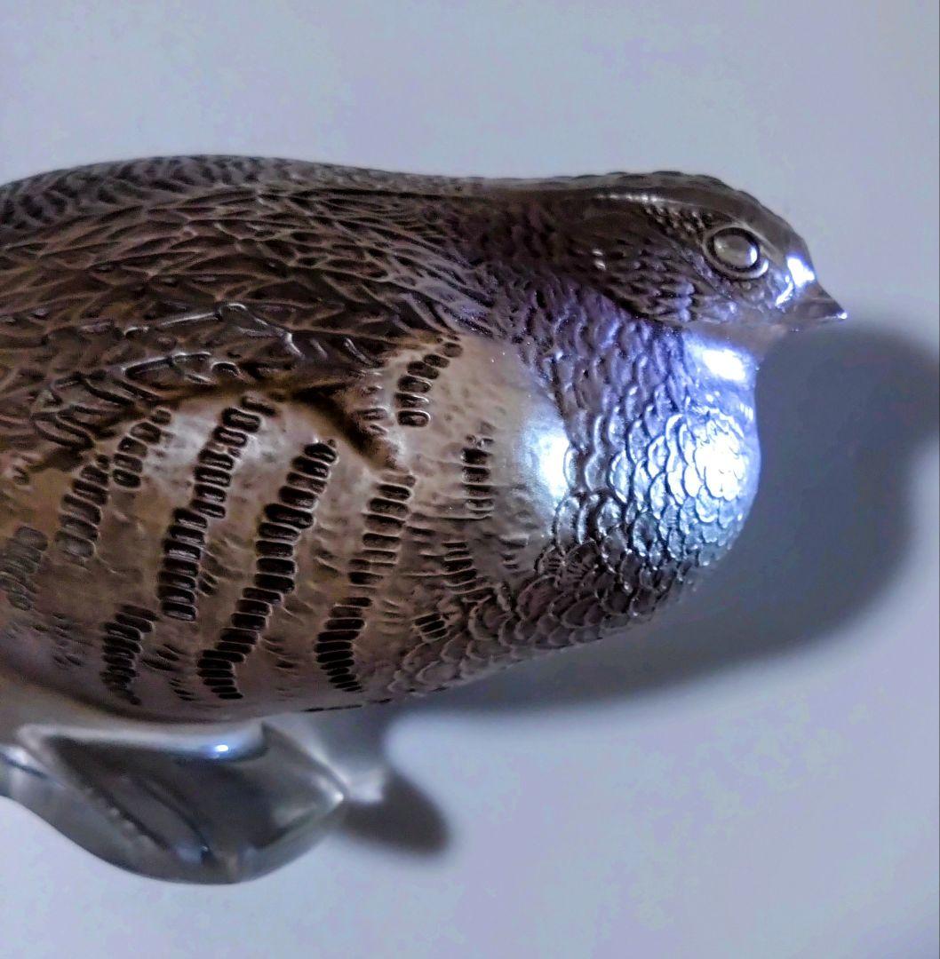 ルネ　ラリック　R LALIQUE　ウズラ　置物　オブジェ　クリスタル