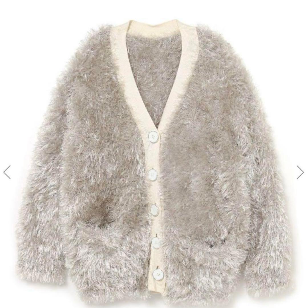 トップス melt the lady basic shaggy cardigan