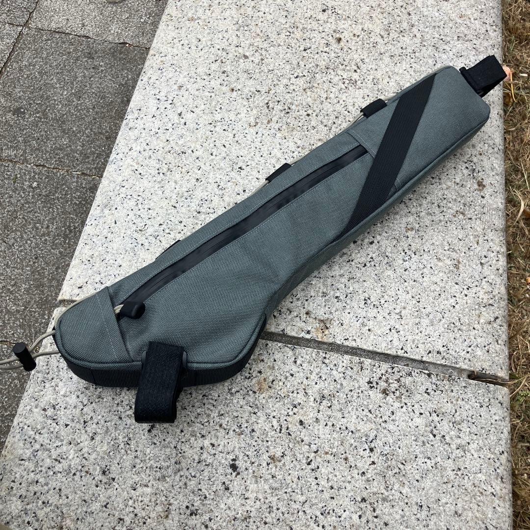 ハンドメイドフレームバッグ　コーデュラ1000 グレー　46cm