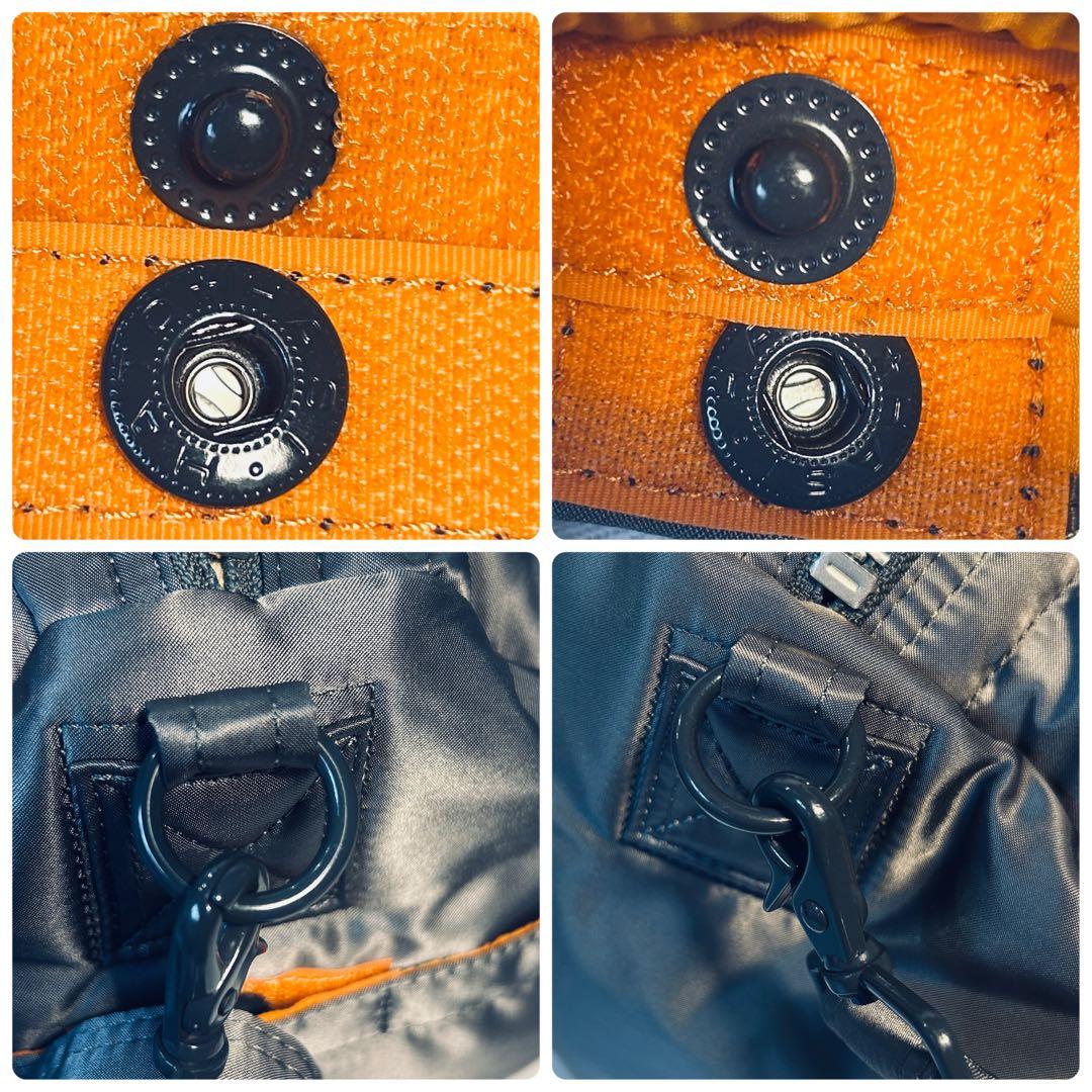 【未使用級】 ポーター タンカー ドラムバッグ シルバーグレー 2way 限定