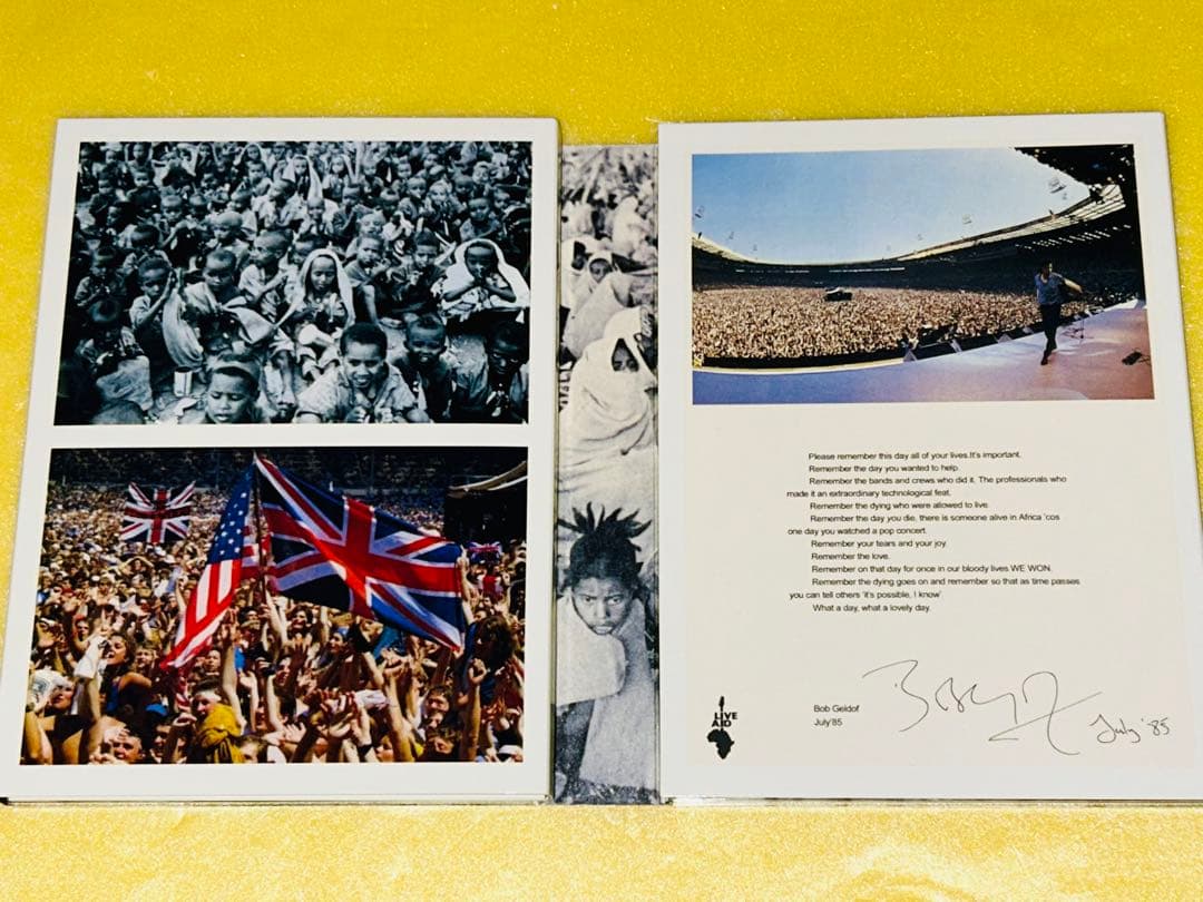 美品❗️ライブ・エイド Live Aid 1985年 DVD 4枚組