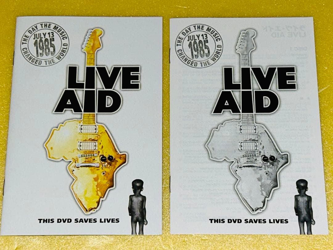 美品❗️ライブ・エイド Live Aid 1985年 DVD 4枚組