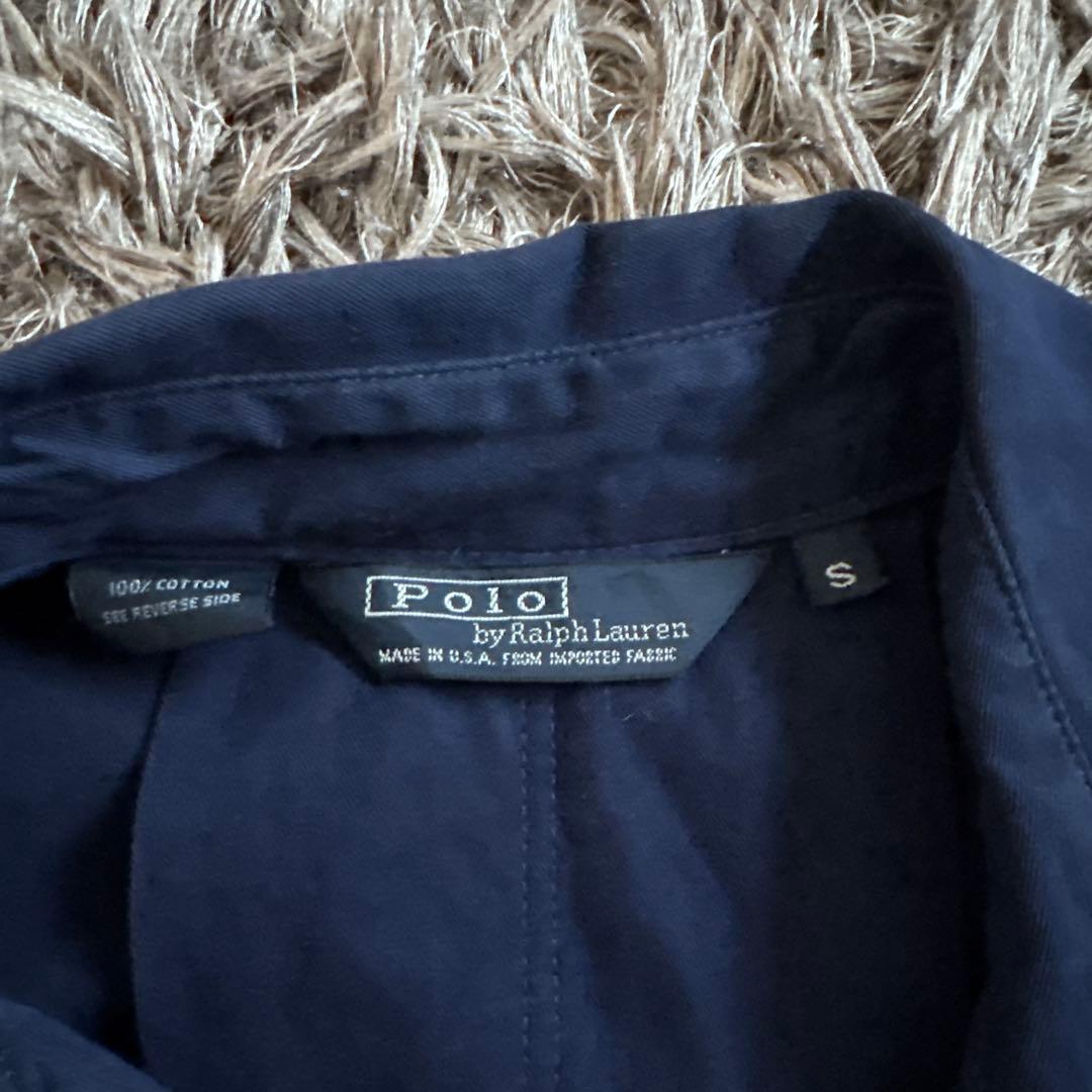 Polo by Ralph Lauren USA製 長袖シャツ S カバーオール