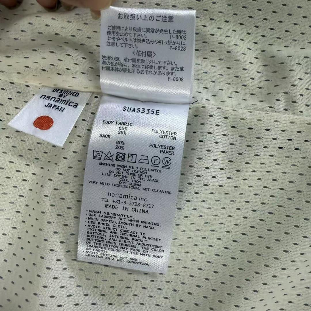 nanamica GORE-TEX 防水 コーチジャケット ネイビー L