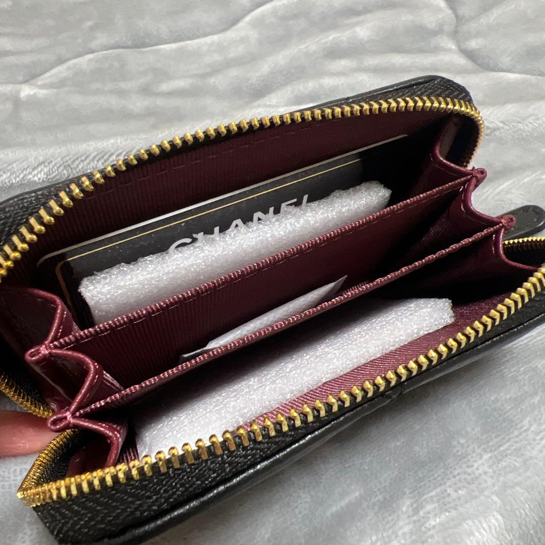 CHANEL ブラック レザー ケース