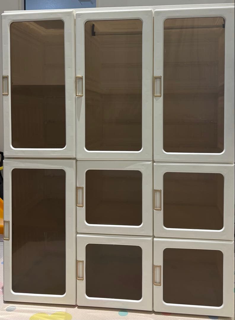 期間限定セール‼️折りたたみ式衣類収納ワードローブ　大容量 (6マス-2ハンガー)