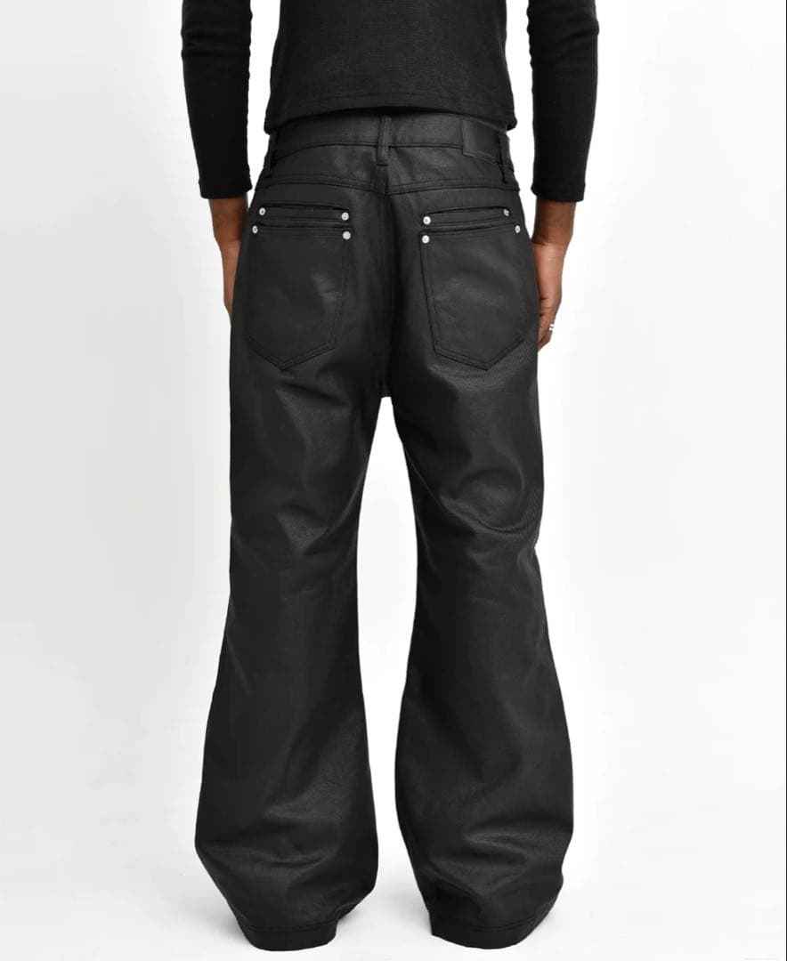 asapmode コーティングフレアデニムLサイズ