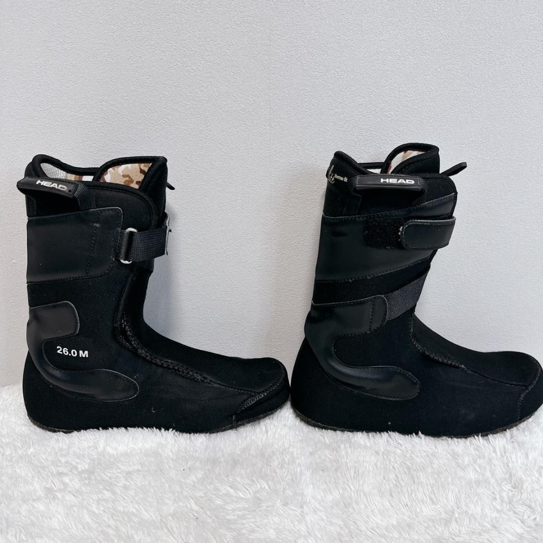 HEAD ヘッド スノーボードブーツ 26cm ダブル ボア BOA ダイヤル式