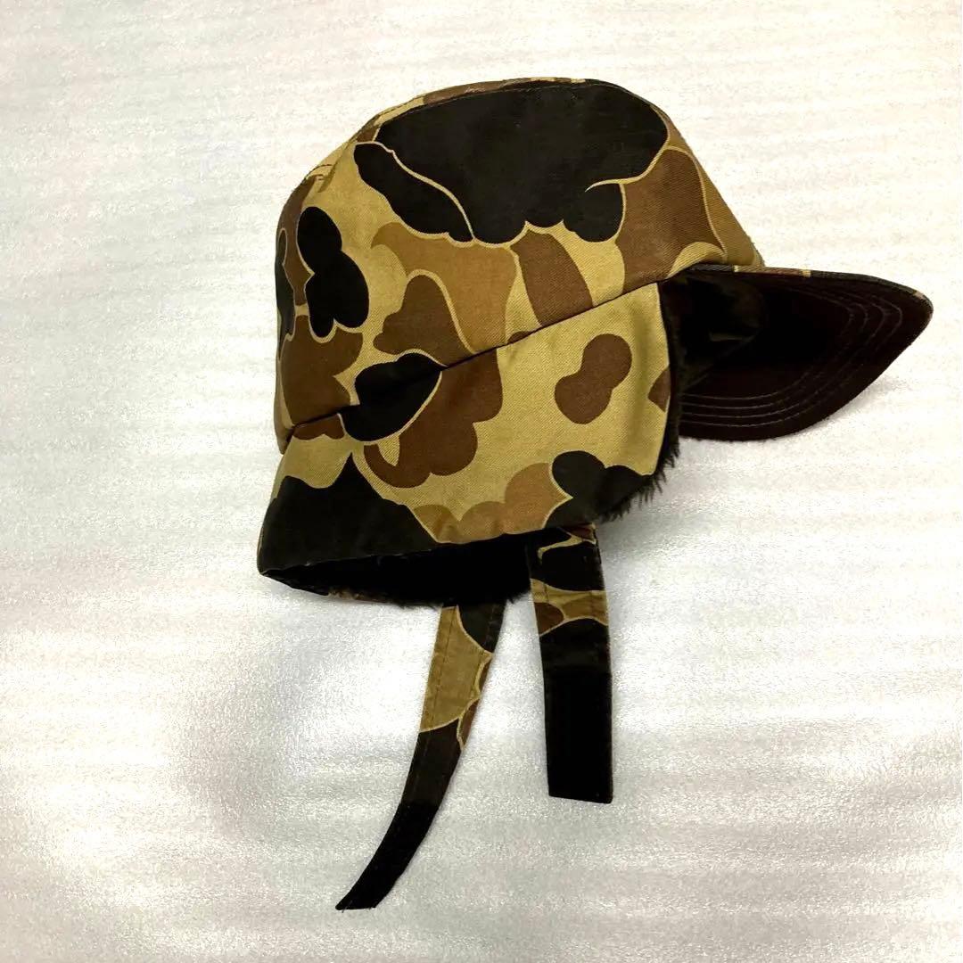 DUNNS GORE-TEX 80s 90s~USA製 カモ柄 フライトキャップ