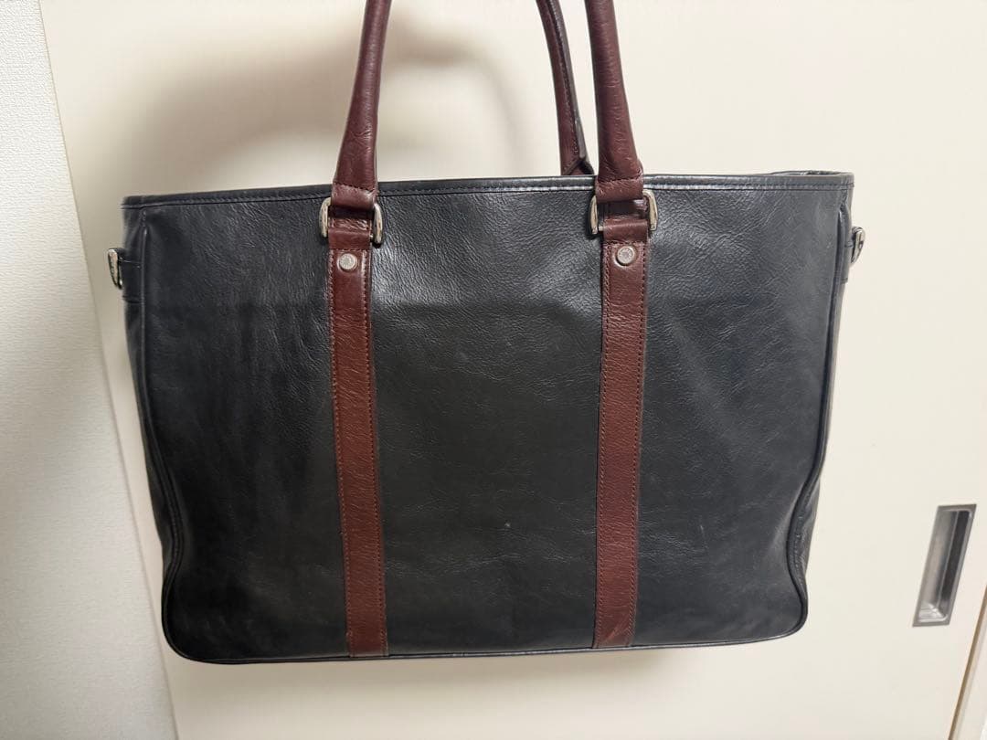 [美品]ココマイスター　マットーネビジネストート　オールドブラック　購入一年以内