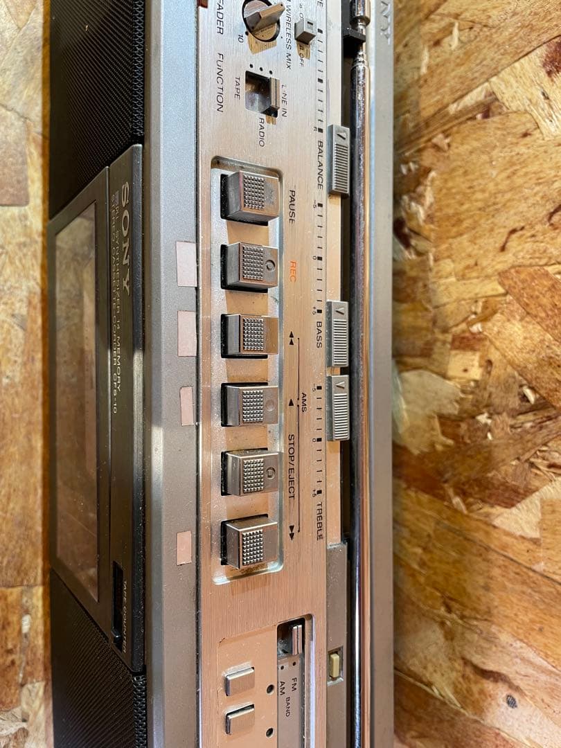 【希少！一部ジャンク】SONY メタル対応 ラジオカセットレコーダーCFS-10