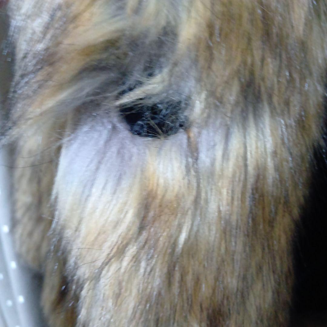 jakke ボリューム エコファー　セミロングコート