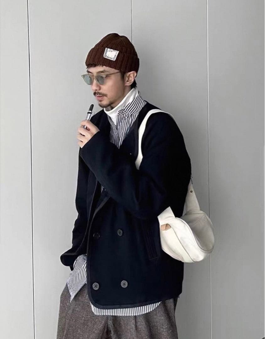 THE H.W DOG＆CO　ニット帽　ブラウン　ビーニー 帽子