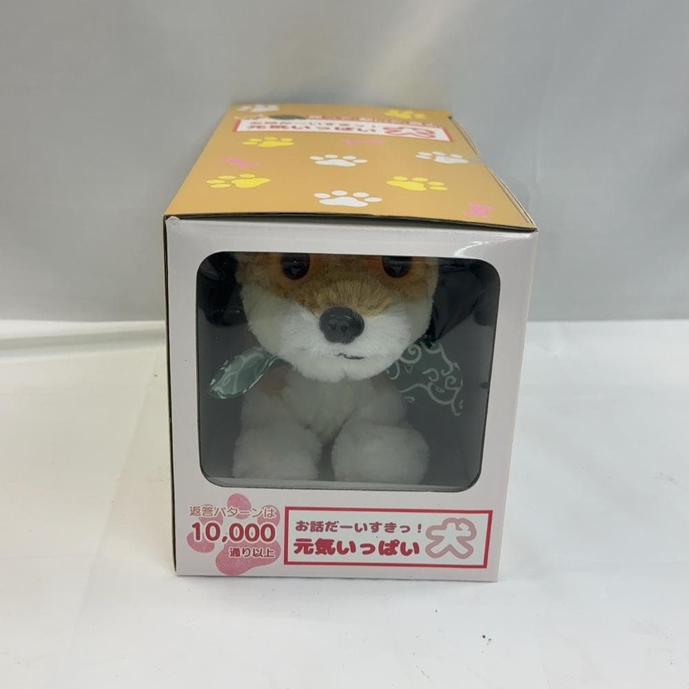 （ほぼ新品）喋って動いて踊る！「音声認識 おしゃべりダンス犬」芝犬 しばいぬ