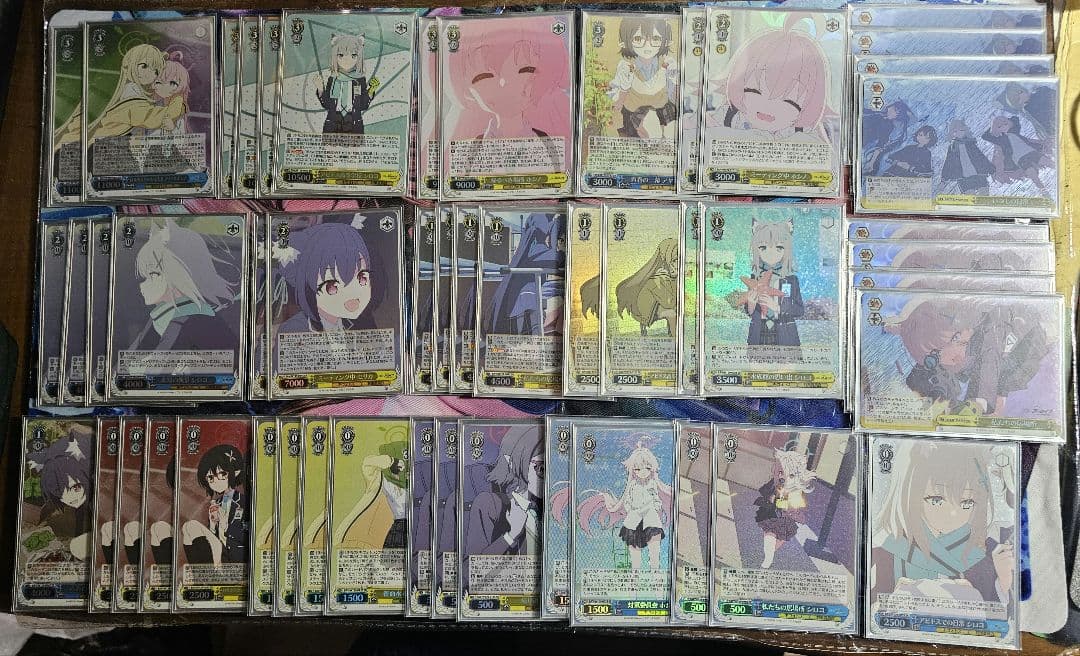 ヴァイスシュヴァルツ　ブルーアーカイブ　8炎　フルホイル　デッキ　ブルアカ