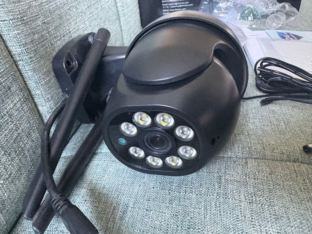 中古 Ctronics ワイヤレス 防犯カメラ 2K 4MP 屋外用 3台セット