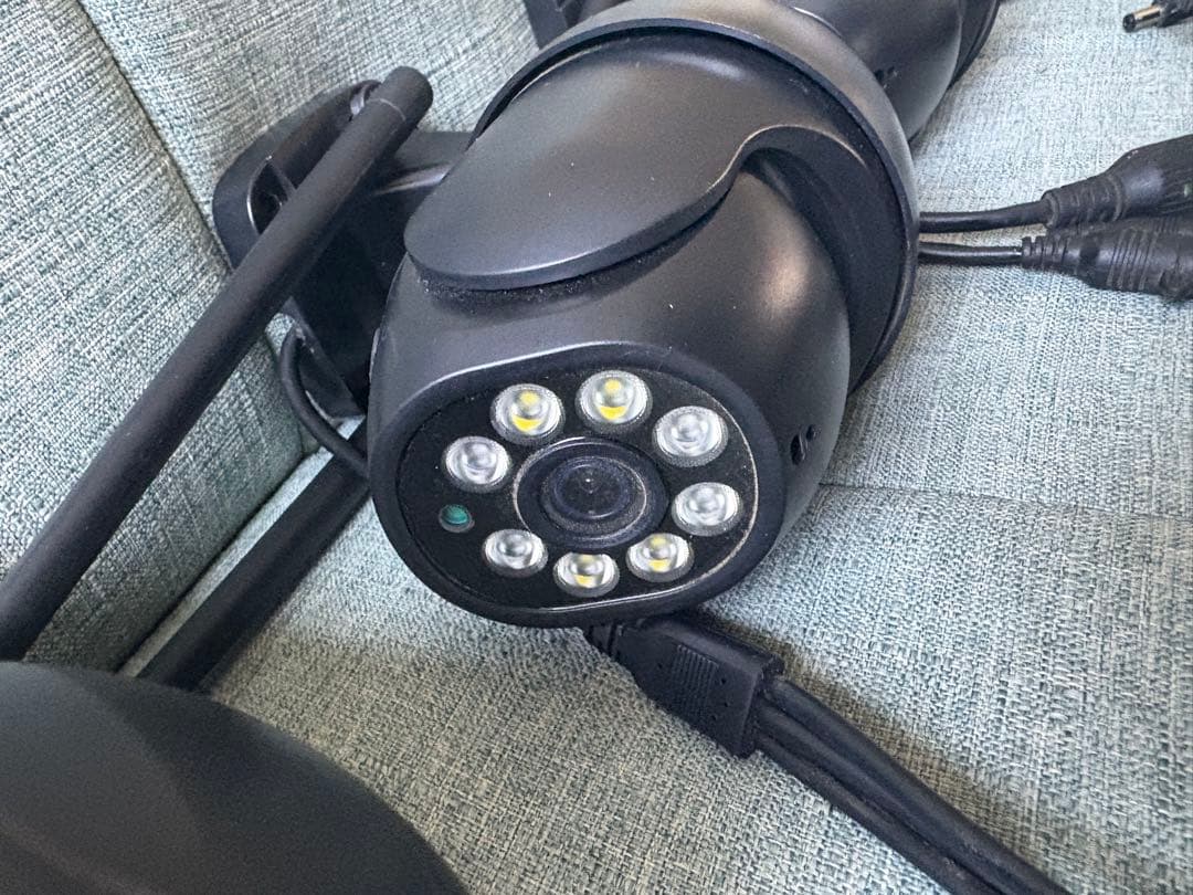 中古 Ctronics ワイヤレス 防犯カメラ 2K 4MP 屋外用 3台セット