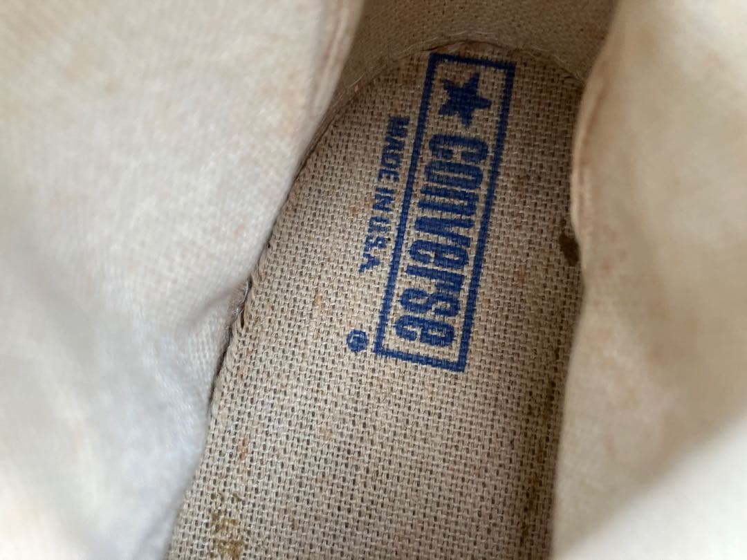 コンバースALL STAR 黒ハイカットUSA