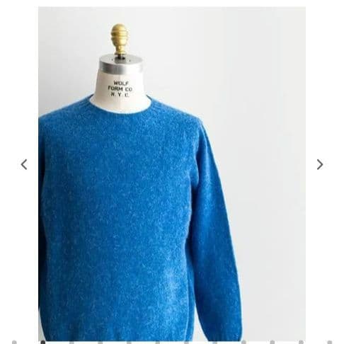 FORT BRICK ブリック シェトランドウール シャギードッグセーター