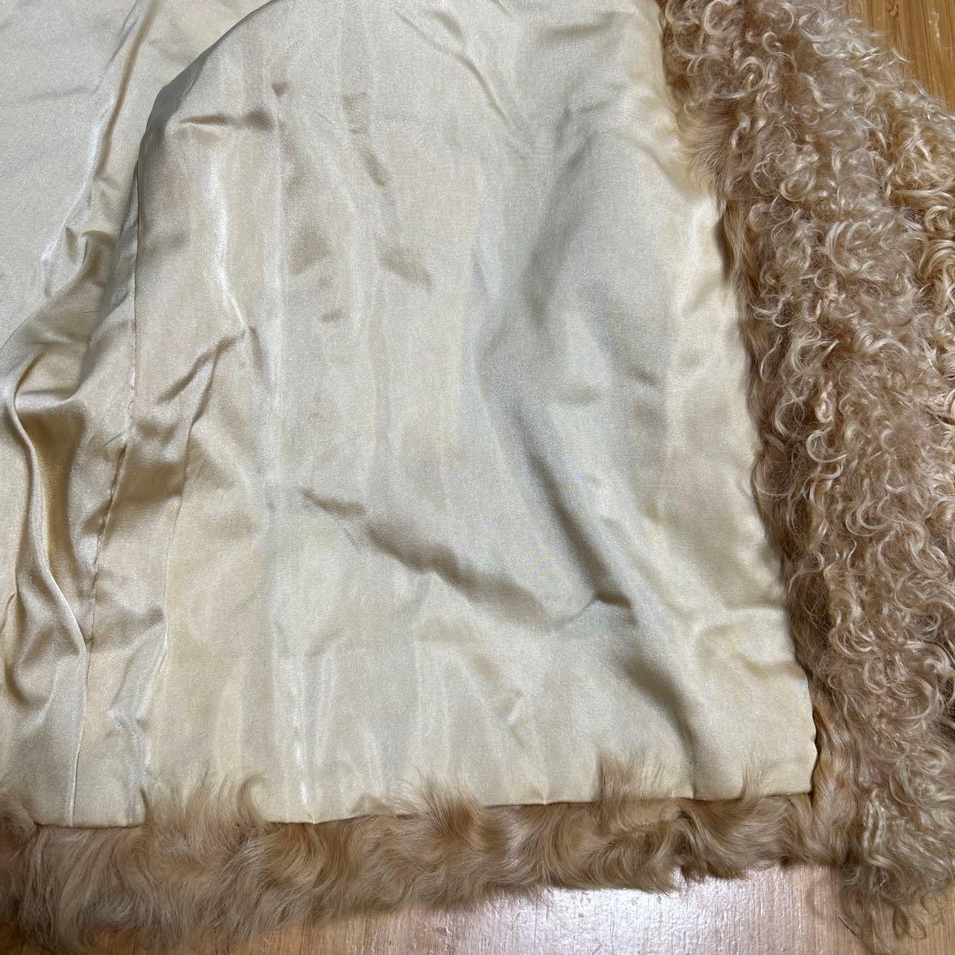 ベビーラム　ベージュ ファーコート