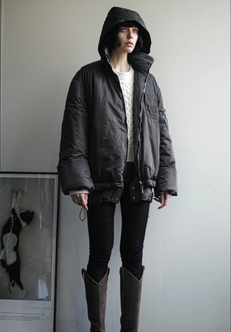 PHOTOCOPIEU Padded Flight Jacket ブラック