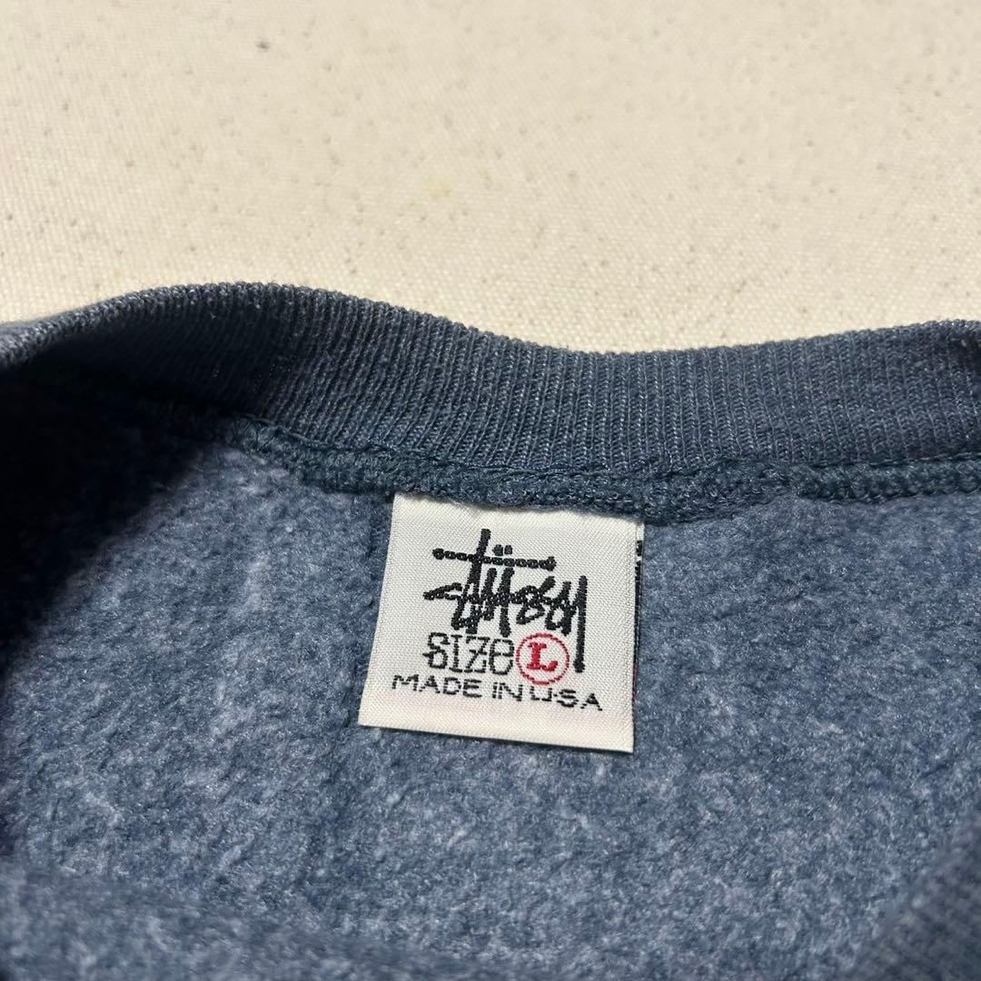 90s USA製 STUSSY 8ボール スウェットトレーナー ストゥーシー