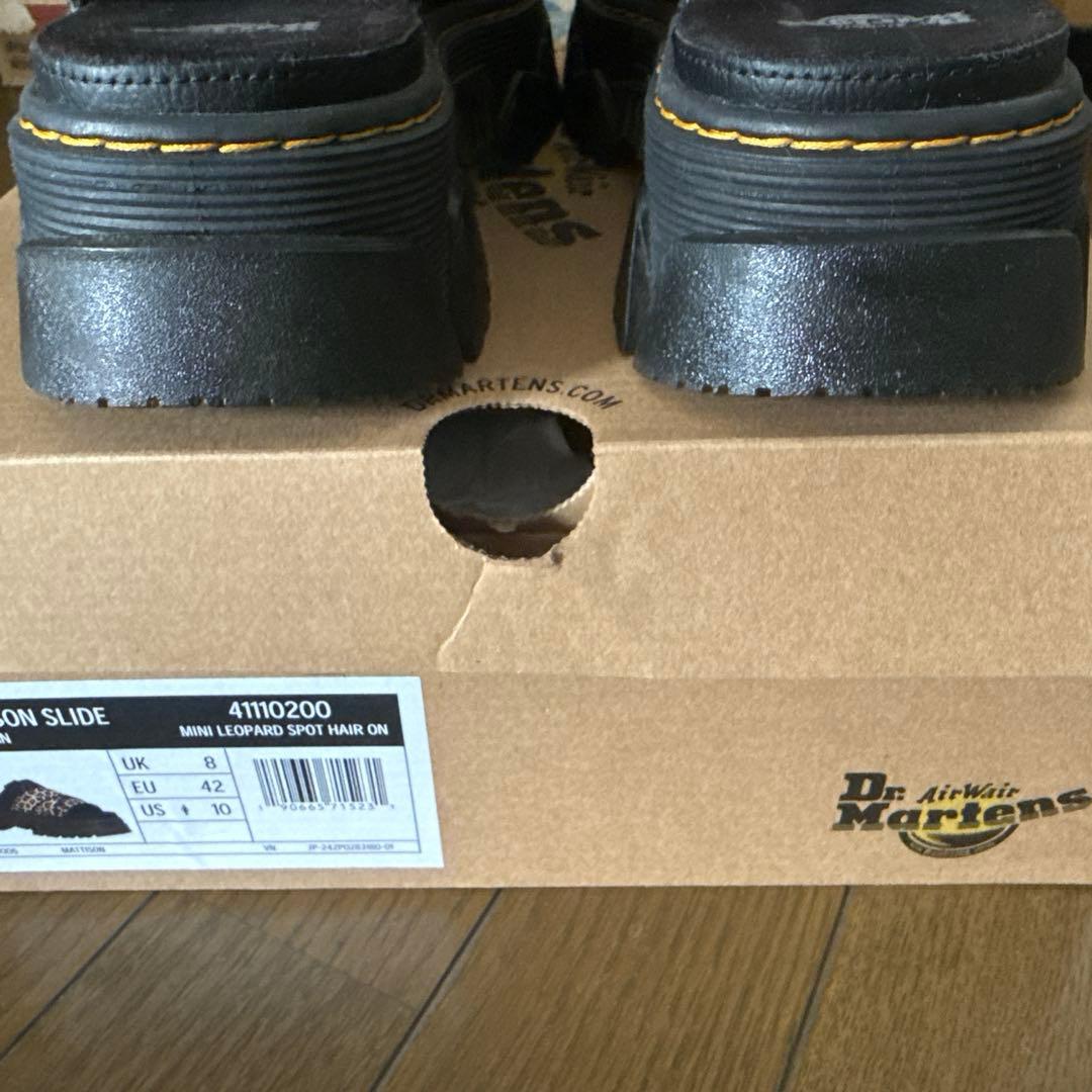 Dr.Martins MATTISON スライドサンダル ヒョウ柄 UK8