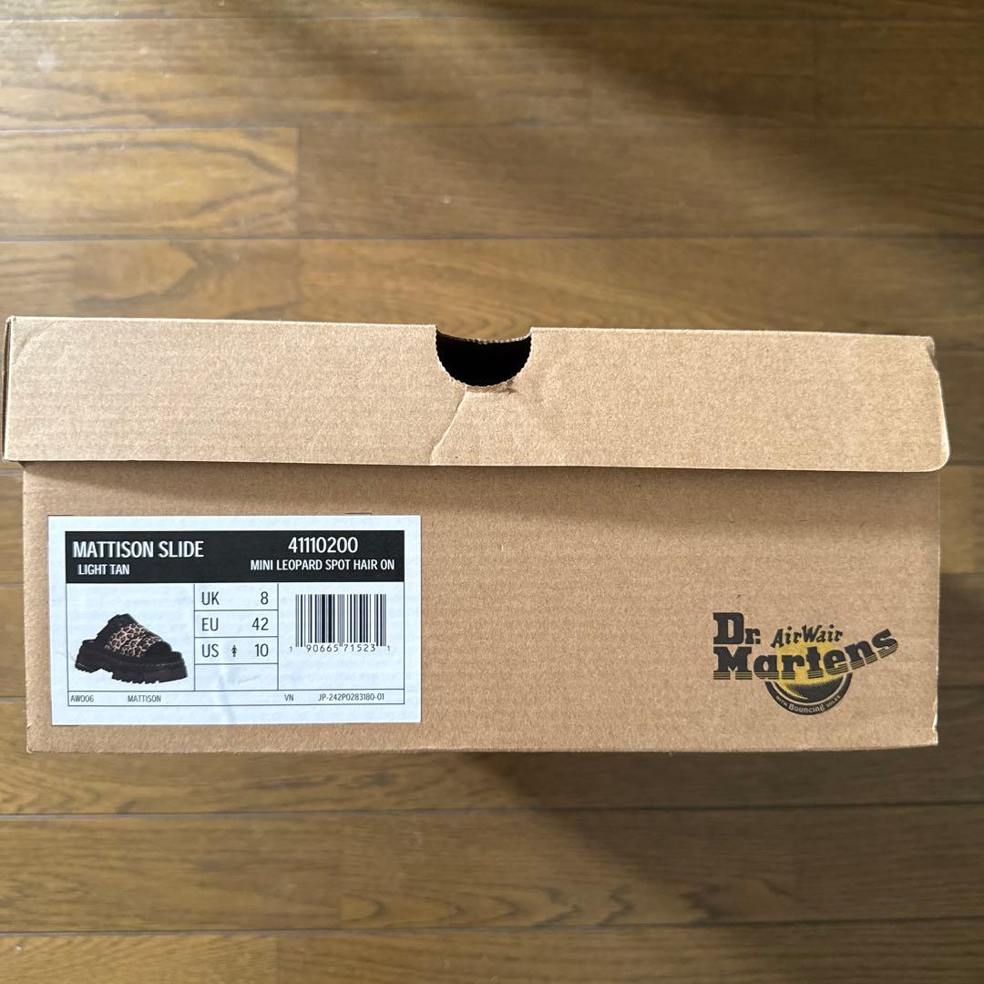 Dr.Martins MATTISON スライドサンダル ヒョウ柄 UK8