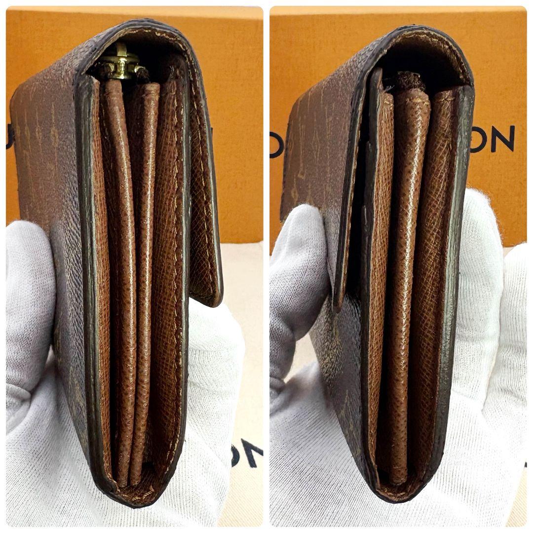 【美品】ルイヴィトン ポルトフォイユ サラ モノグラム 長財布 カード入10枚