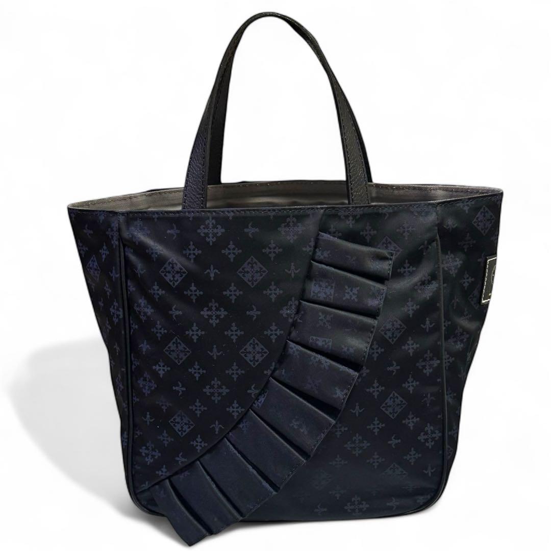 レア✨ russet ラシット OMEKASHI 大容量 トートバッグ ネイビー