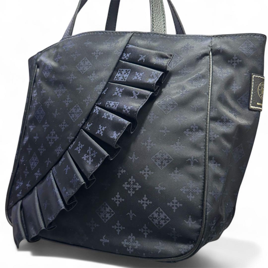 レア✨ russet ラシット OMEKASHI 大容量 トートバッグ ネイビー