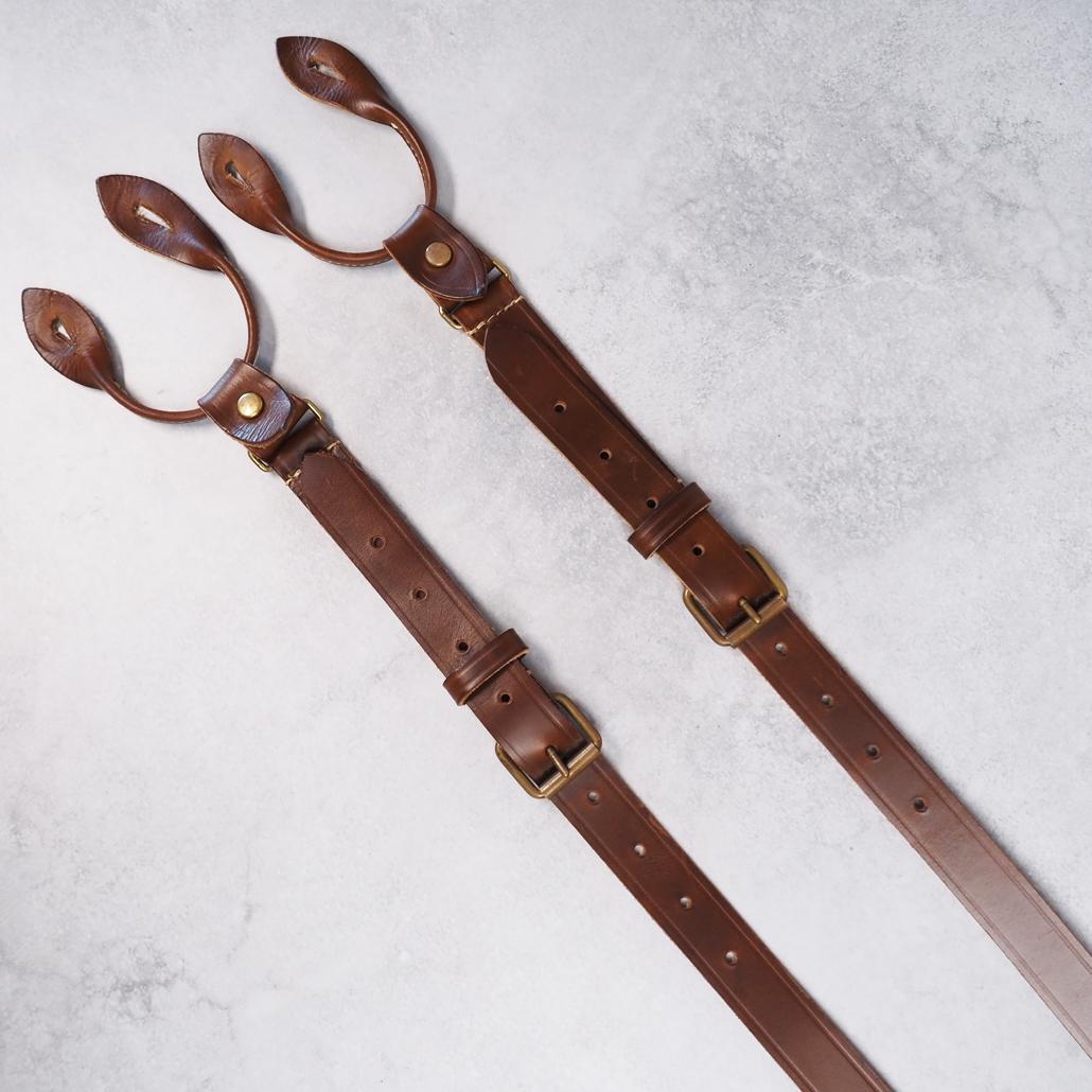 Nigel Cabourn ホーウィン クロムエクセルレザー サスペンダー