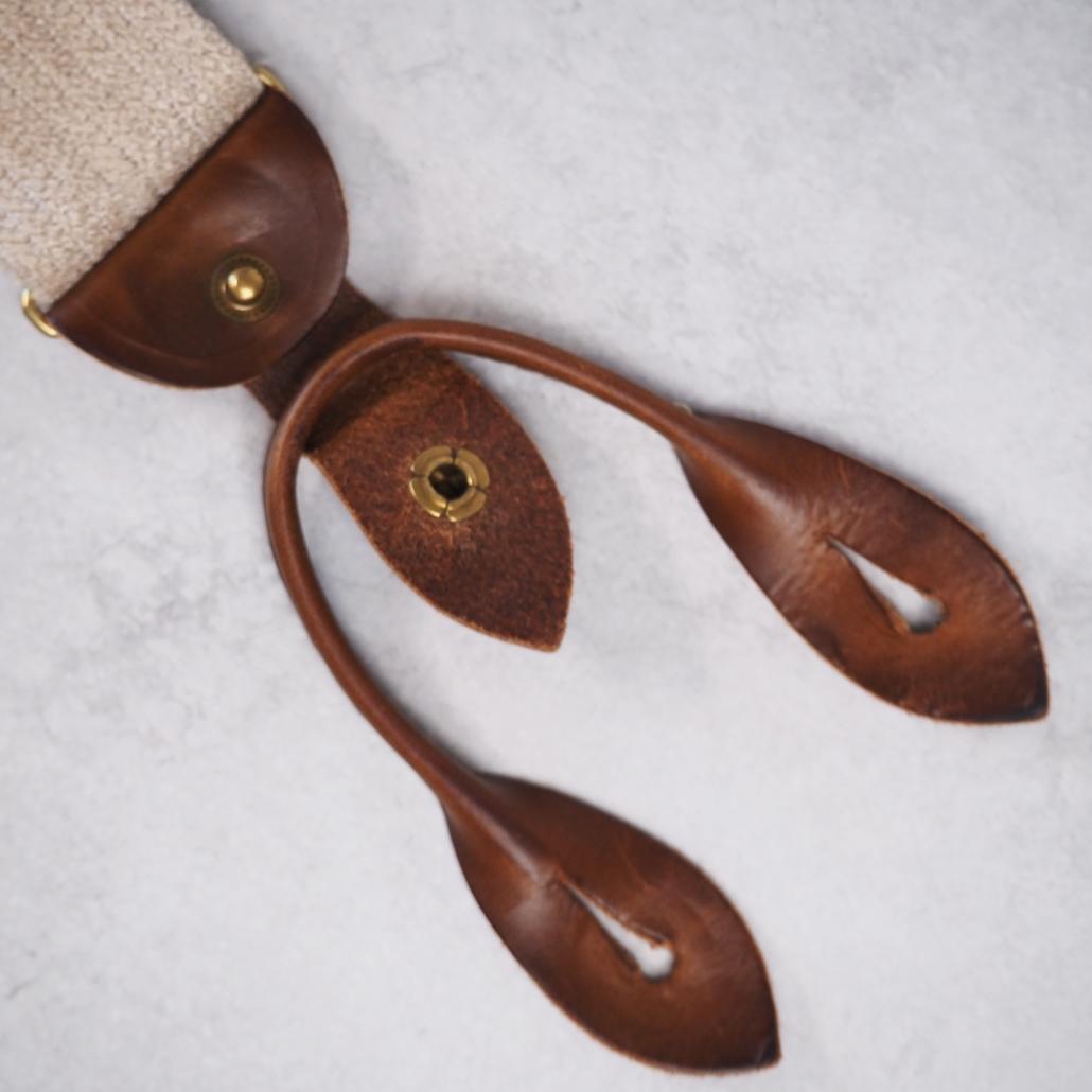 Nigel Cabourn ホーウィン クロムエクセルレザー サスペンダー