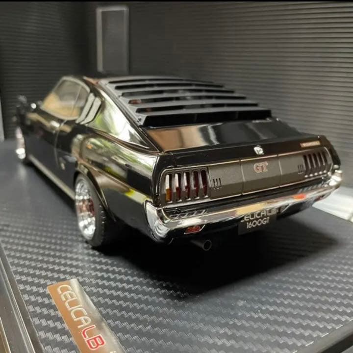 激レア未展示品イグニッションモデル1/18セリカ1600GT LB TA27 黒