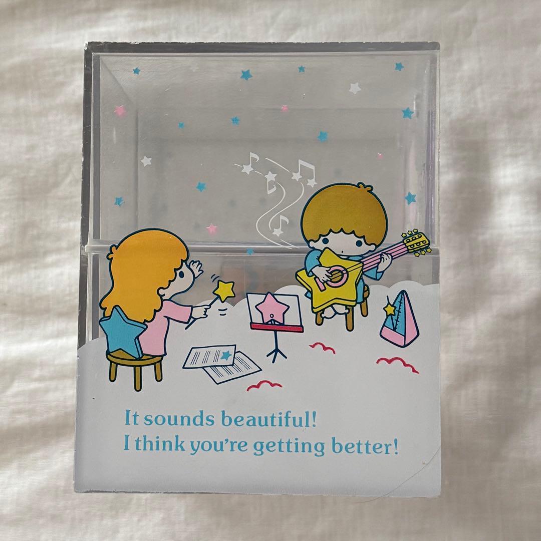 貴重　コレクターズ　昭和　リトルツインスターズ キキララ　引き出し式ボックス