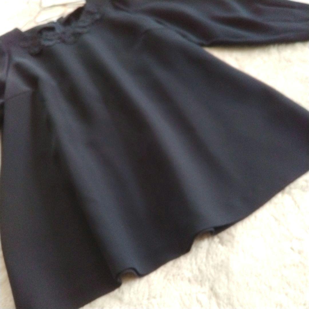 【ローズティアラ】未使用 24AW 大きいサイズ46 フラワーモチーフ ブラウス