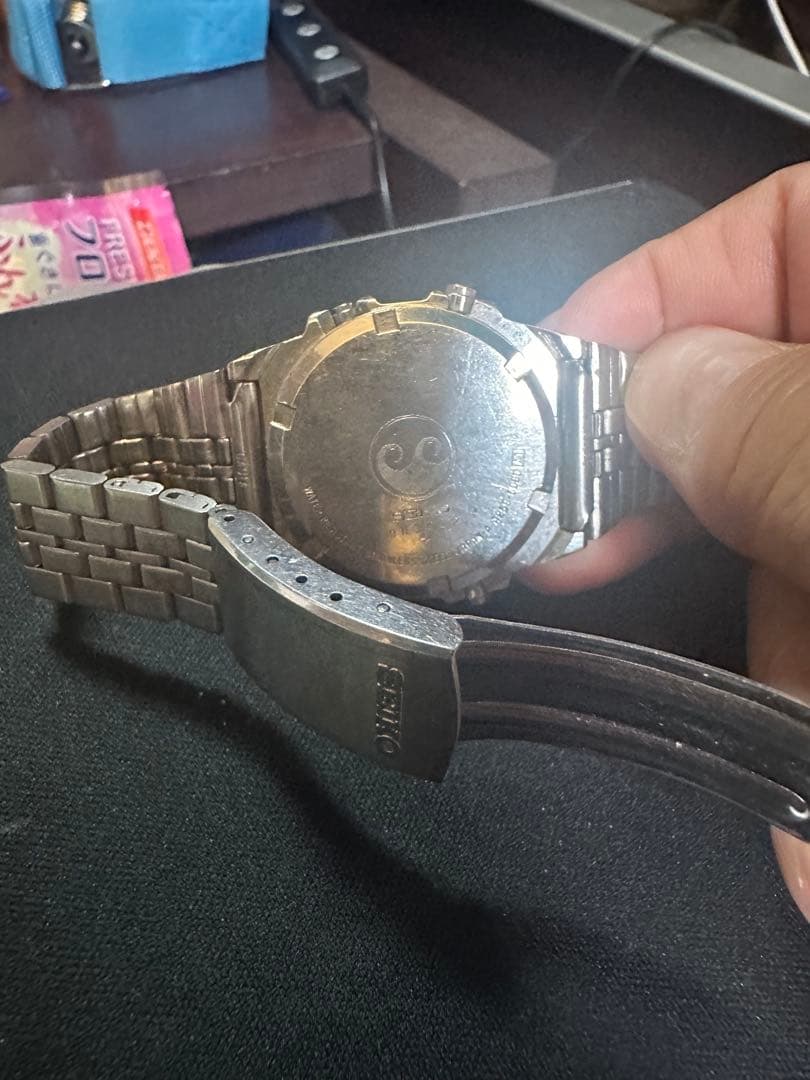 セイコー シルバーウェーブデジタル腕時計 ステンレス