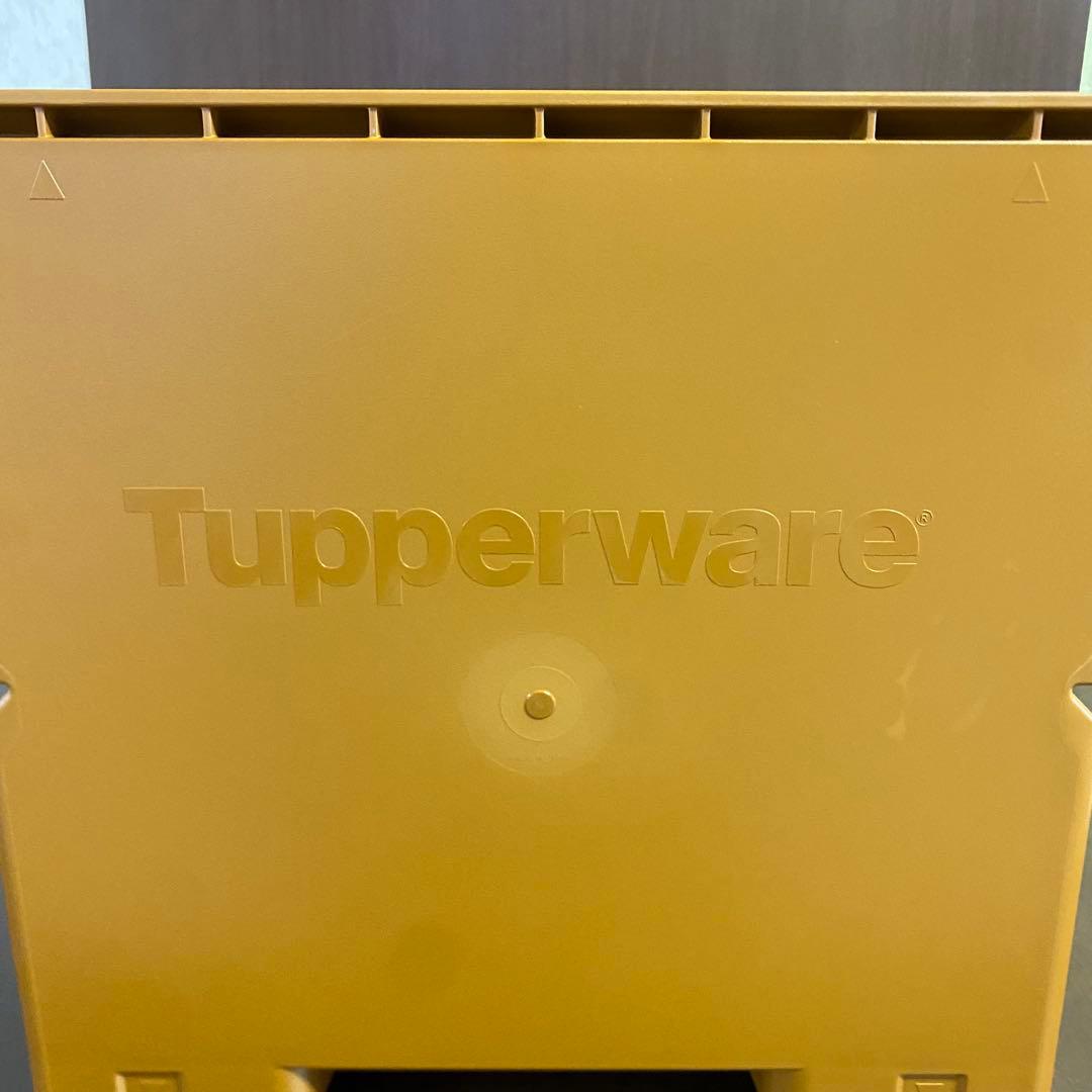 新品　タッパーウェア　スーパーチェストミニディープ　セピア