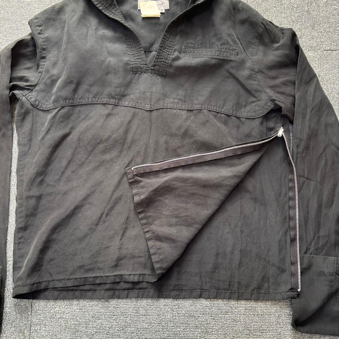 Yohji yamamoto 80s 90s アーカイブ シルク セーラーシャツ