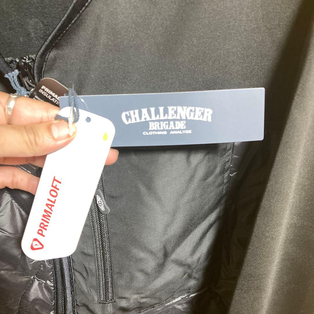 CHALLENGER チャレンジャー ノーカラージャケット ブラックXL