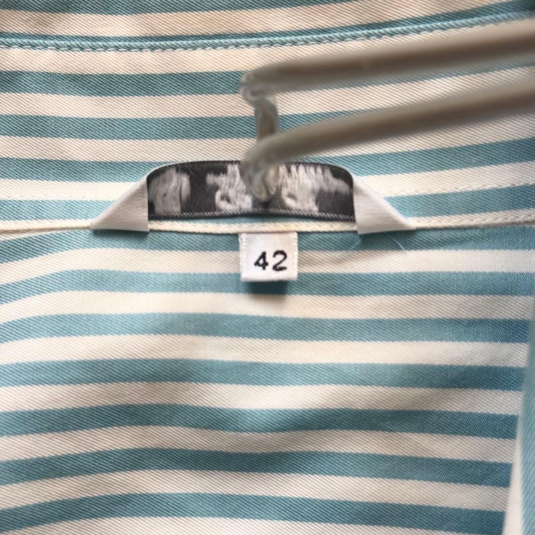 ロロピアーナ Loro Pianaストライプ 長袖シャツ ブラウス イタリア製