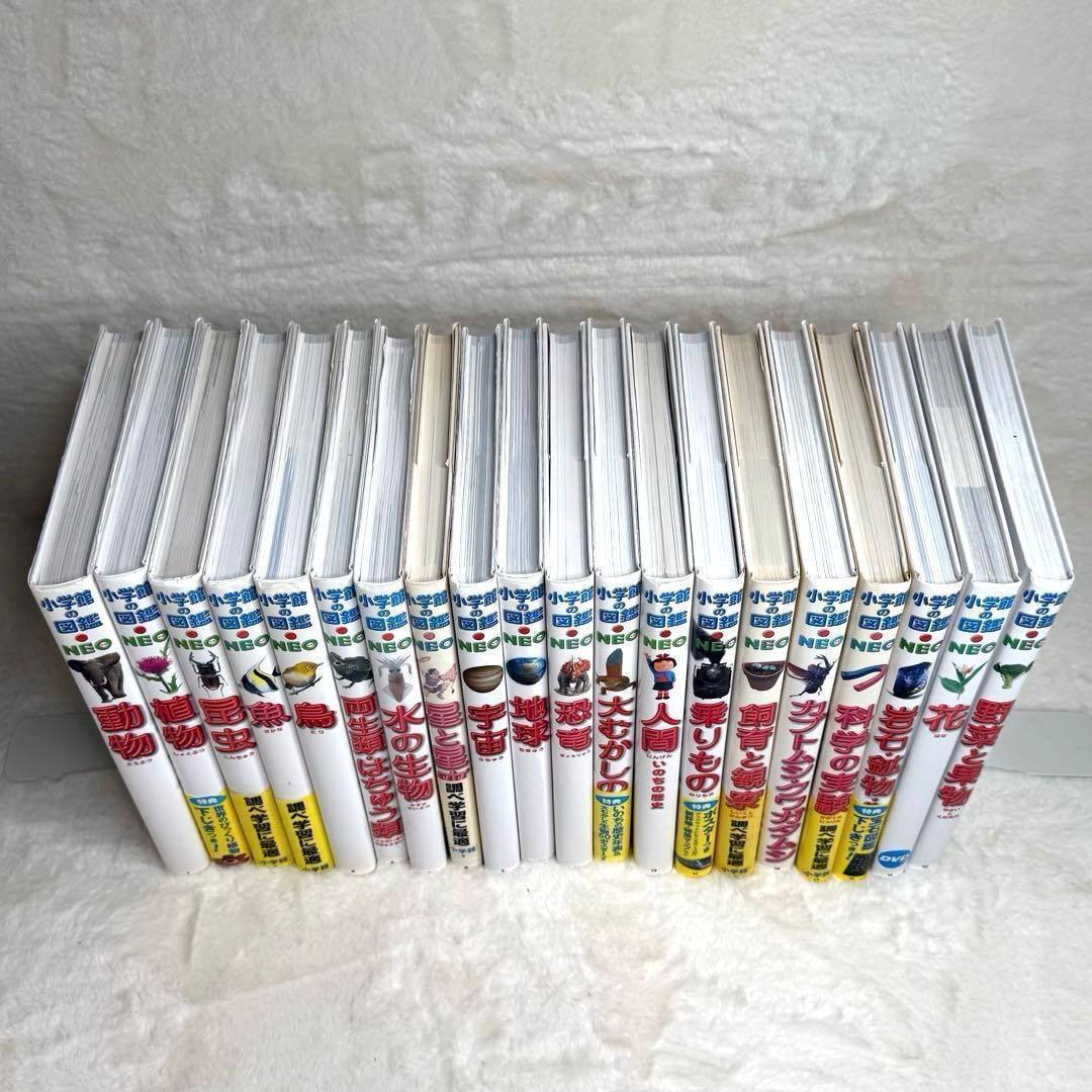 【良品】小学館の図鑑NEO 全巻20冊セット （付録つき多数）