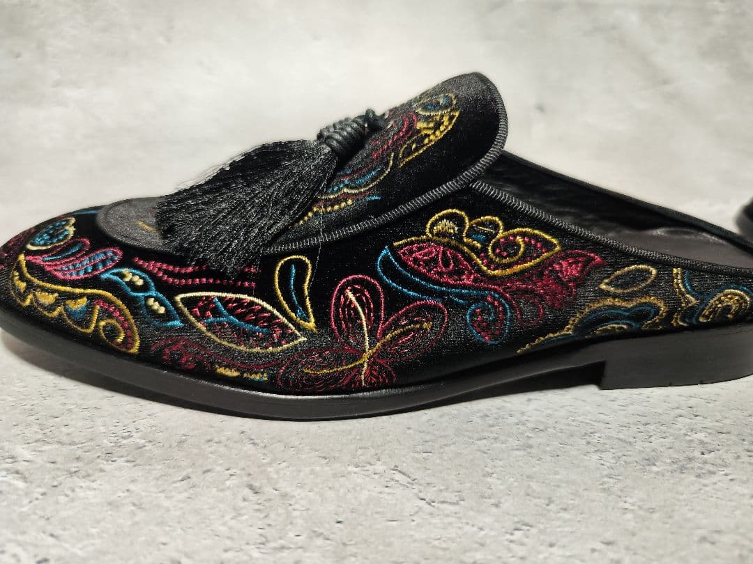 ANGELO RUFFO タッセルミュール　新品同様