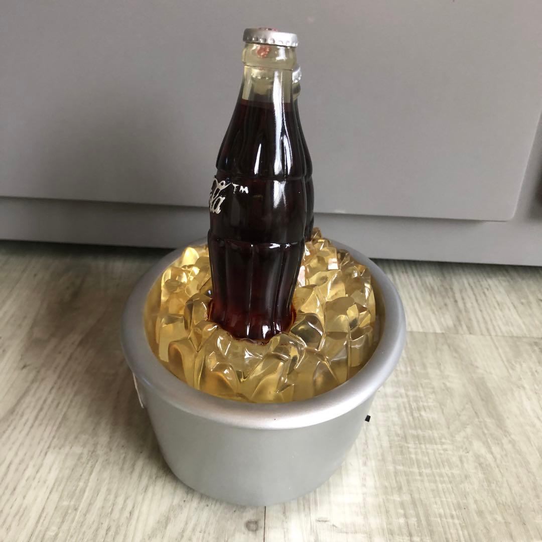 アメリカUSAビンテージコカコーラボトル2本クーラーボックスディスプレイ置物