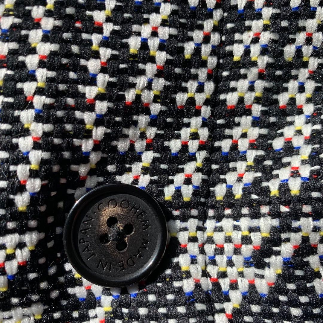 未使用に近い　COOHEM カーディガン　ジャケット米富　メンズ　M 日本製