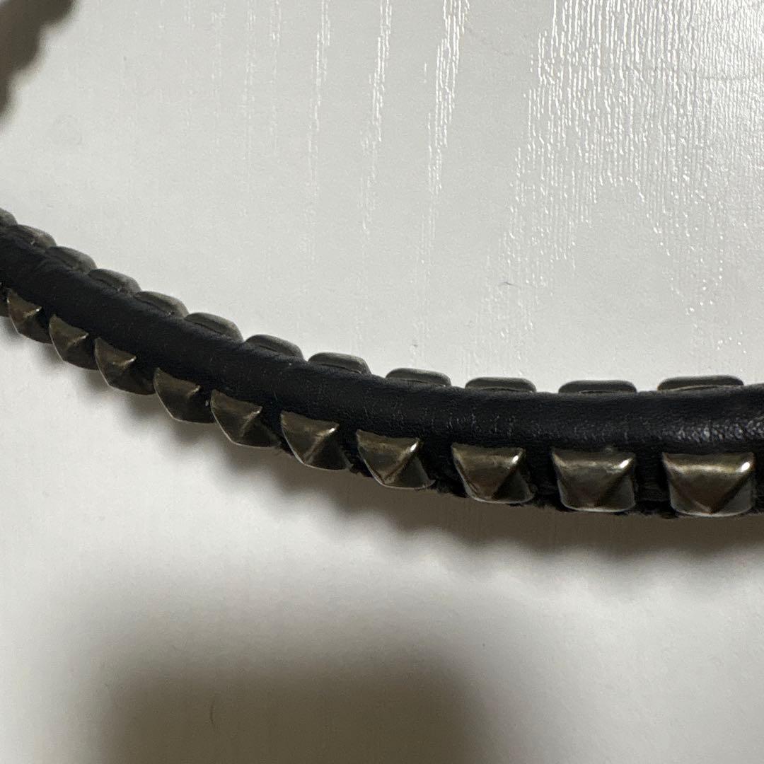 CALEE ウォレットチェーン スタッズ付き