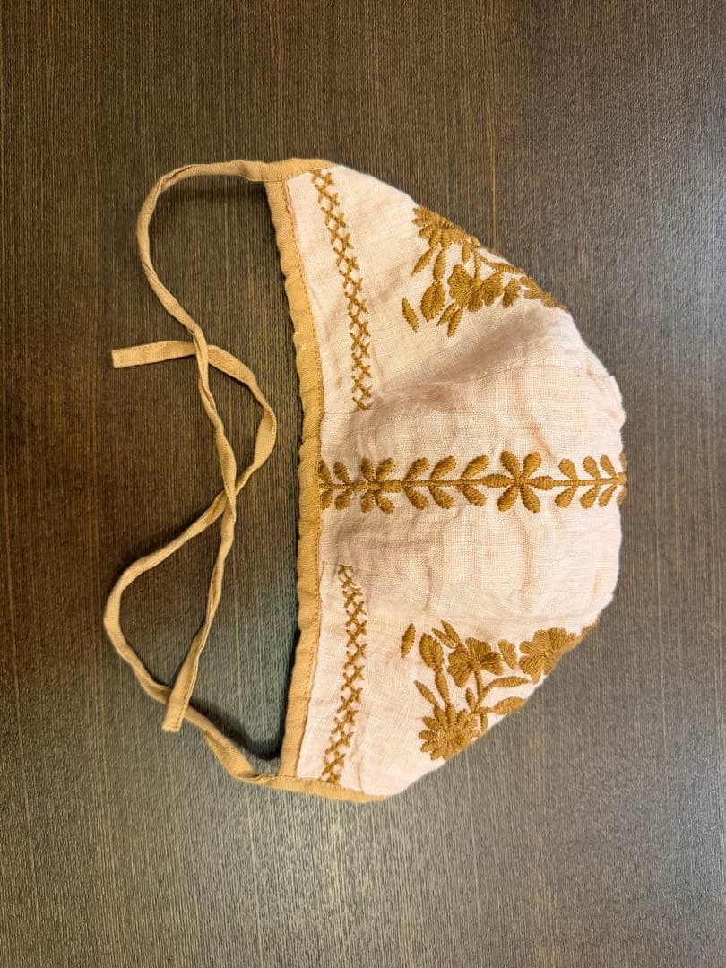 apolina ロンパース　ボンネット