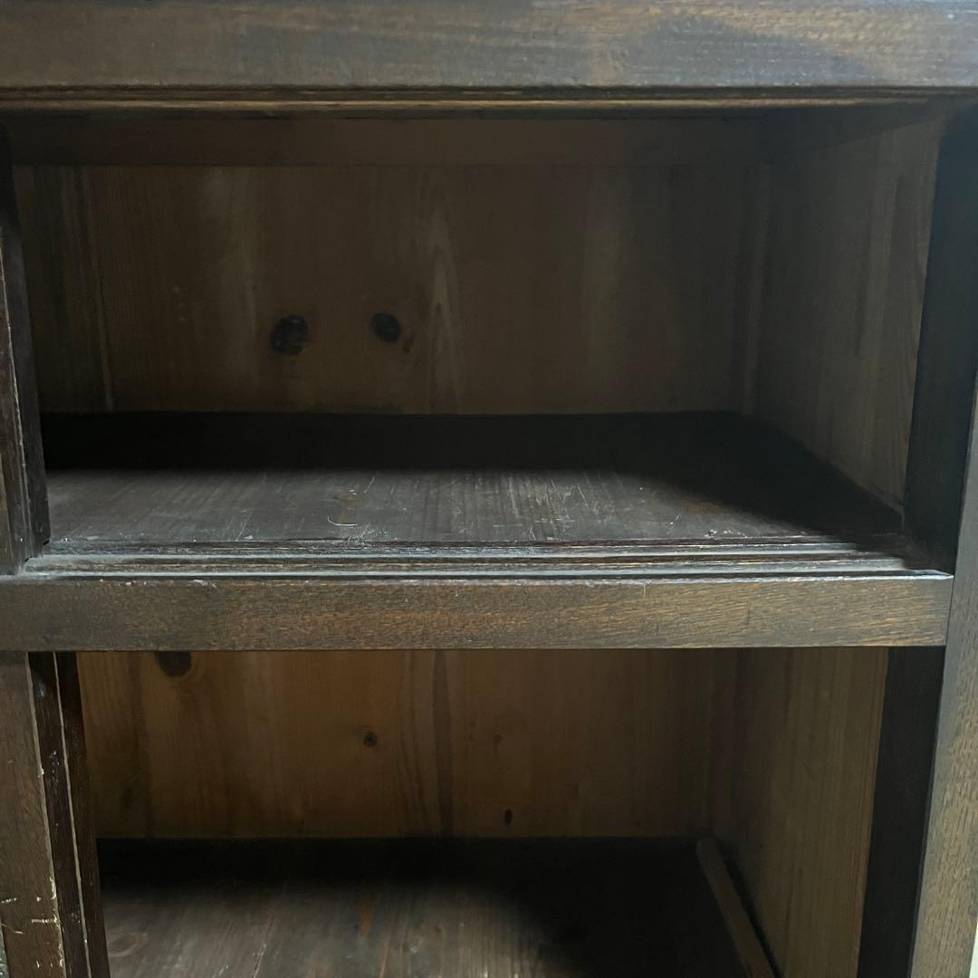 和箪笥 大正 アンティーク タンス 収納 本棚 インテリア