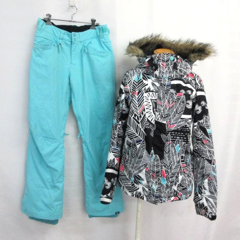 MY2088■ROXY■ロキシー スノボウェア 上下セット M S　スキーウェア