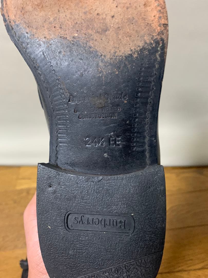 バーバリーズ　日本製　タッセルローファー　25cm